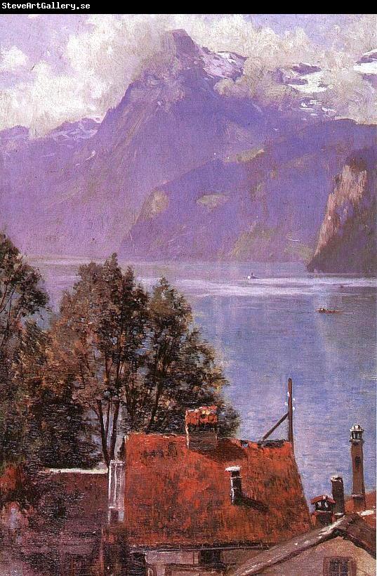 John Douglas Woodward Brunnen, Lake Lucerne